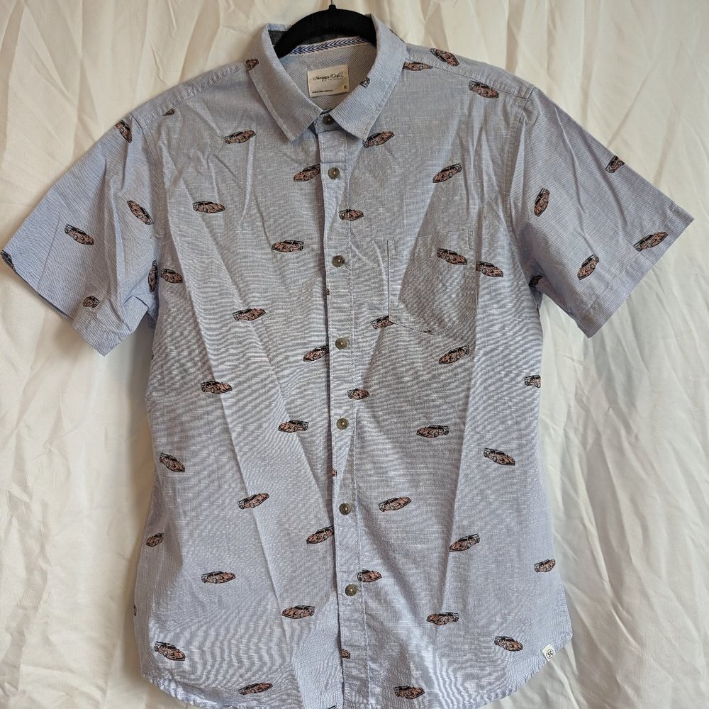 Ferrari F40 Sovereign Code button up short sleeve shirt